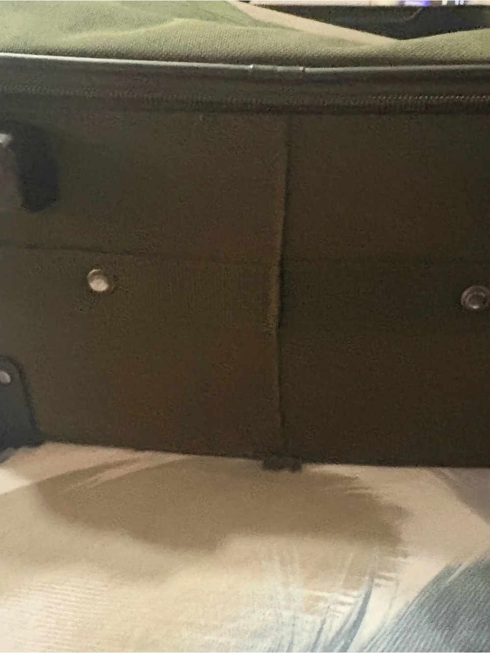 American Tourister Olive Green and Beige Soft-Sided Men’s Carry-On